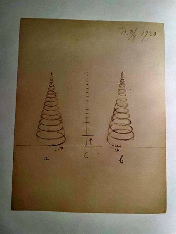 Spiral shapes a, b, c